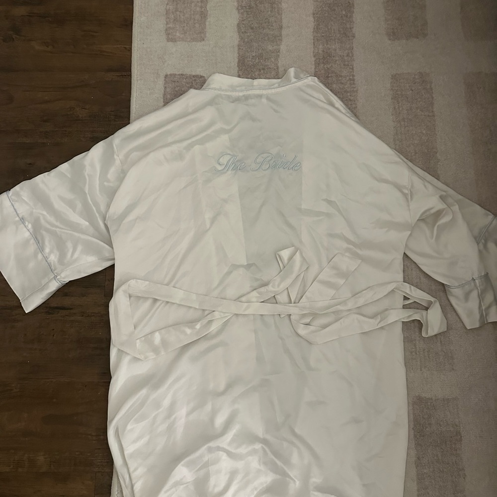 White Bridal Robe